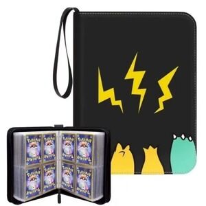 Pokémon Card Binder Zipper Game Card Collection Bag Pokémon 4-Pocket 400‎ Cards